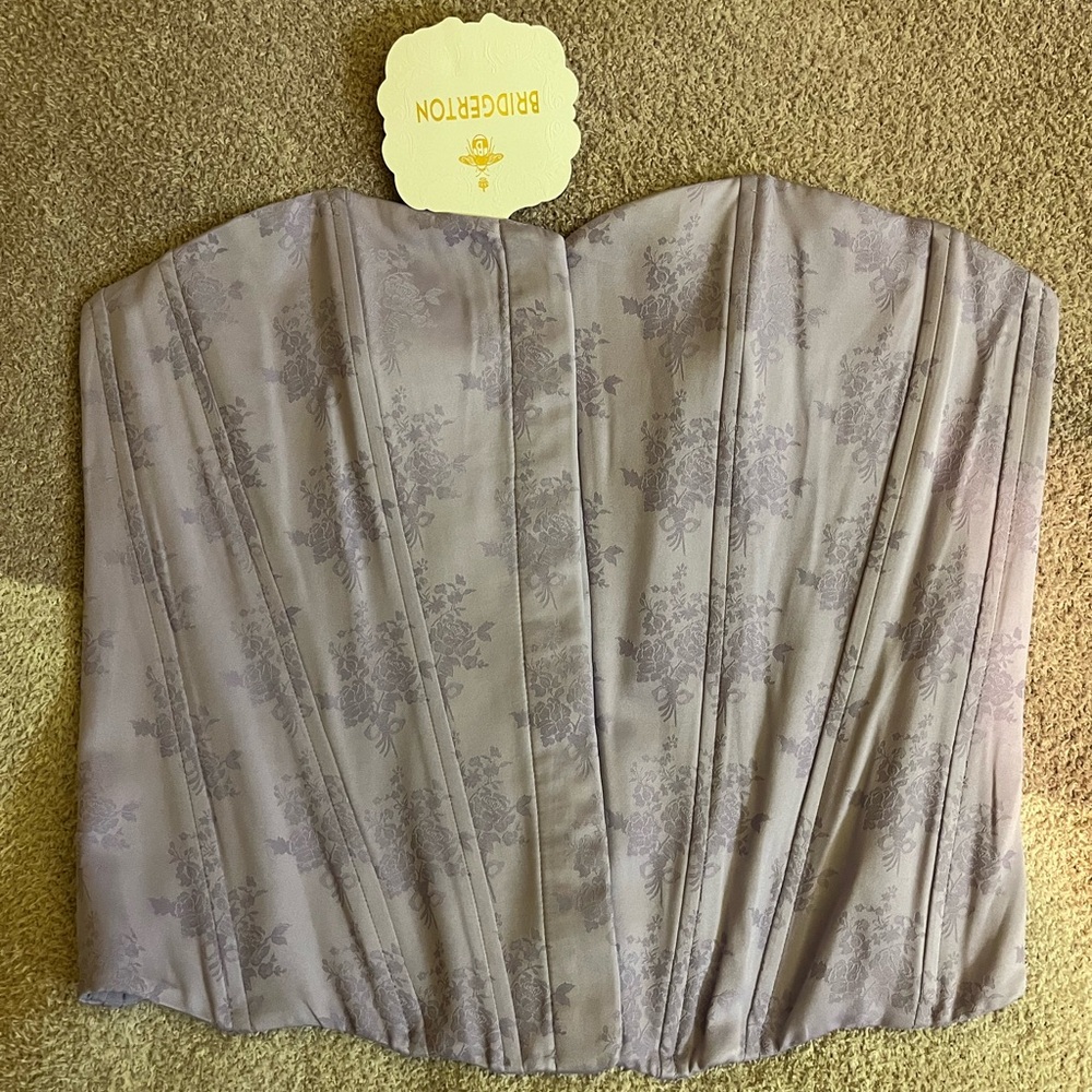 NWT Primark Bridgerton Purple Corset